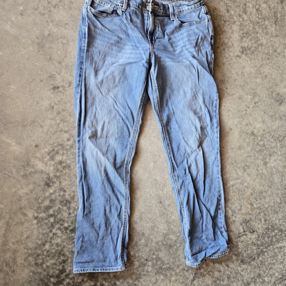 Old Navy Mid-Rise Wow Boyfriend Jeans - Light Blue